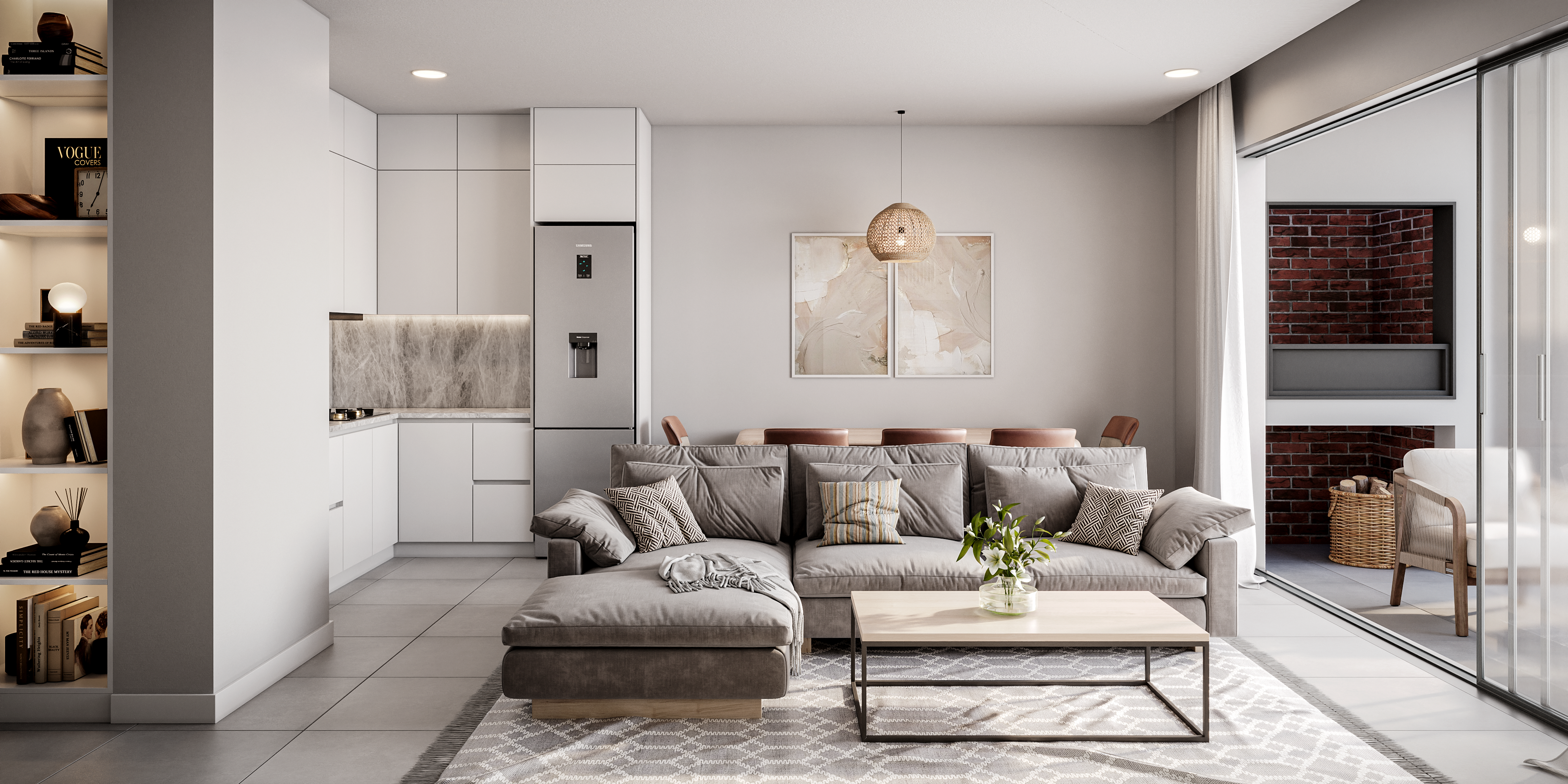 Tipología B - 93 m²