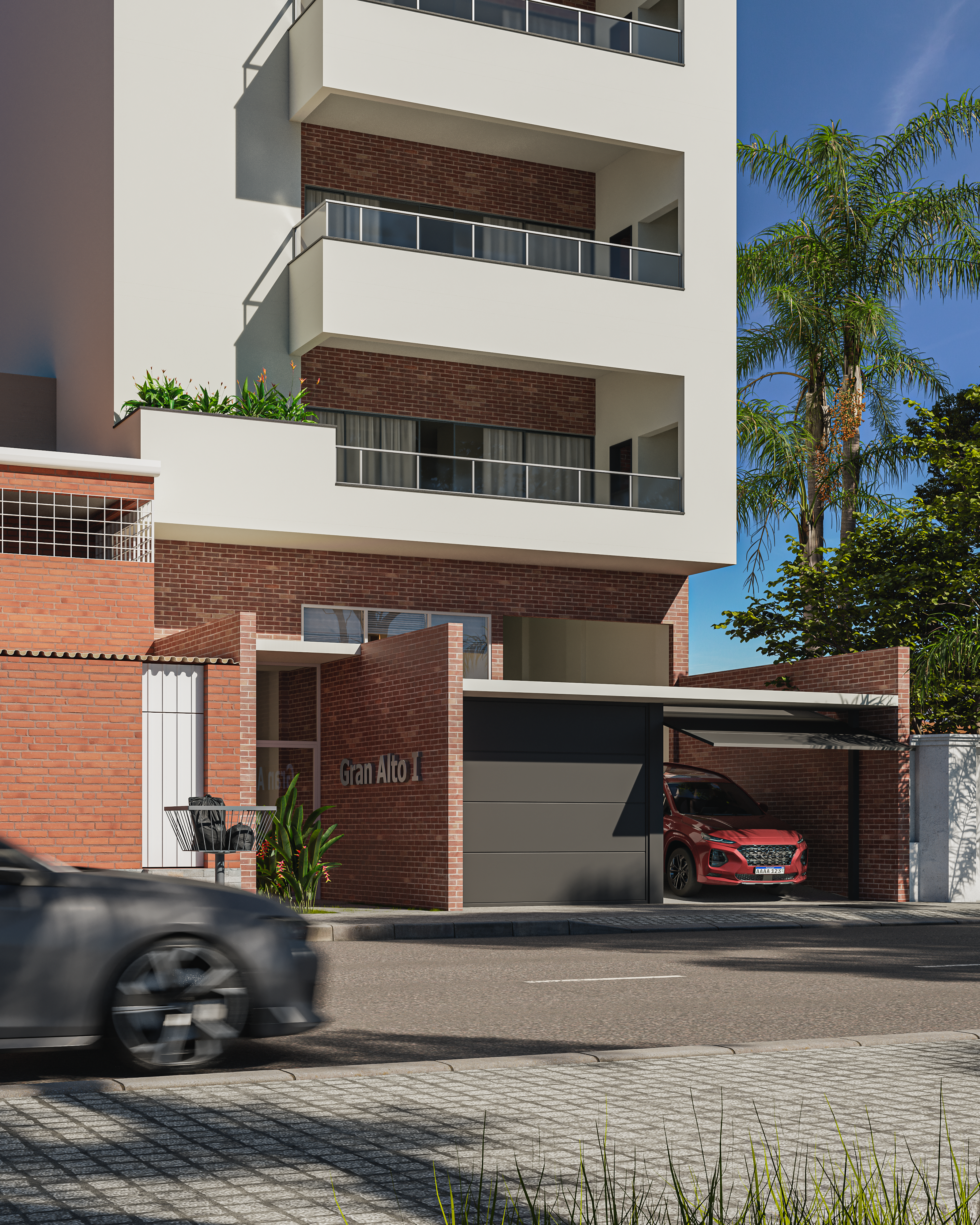 Fachada lateral Gran Alto Inter - Las Mercedes